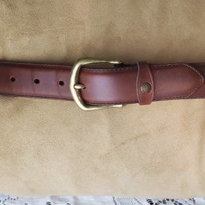 Vintage  COACH leather belt 38" brown leather 5939